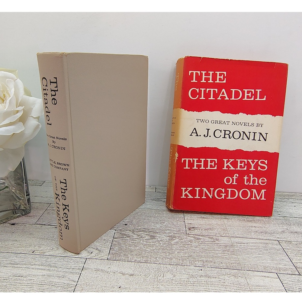 The Citadel Keys of The Kingdom Cronin 1940s Book Club HCDJ Taupe Boards Decor